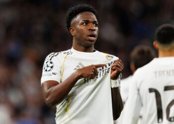Vinicius Júnior celebra feito inédito na Champions League