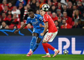 Vinícius Júnior garantiu a vitória do Real Madrid com um belo gol