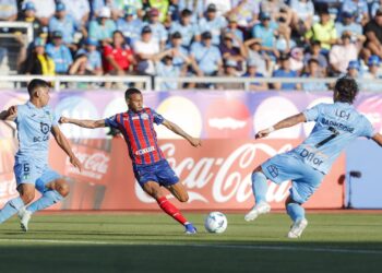 Lance do jogo entre O’Higgins e Bahia