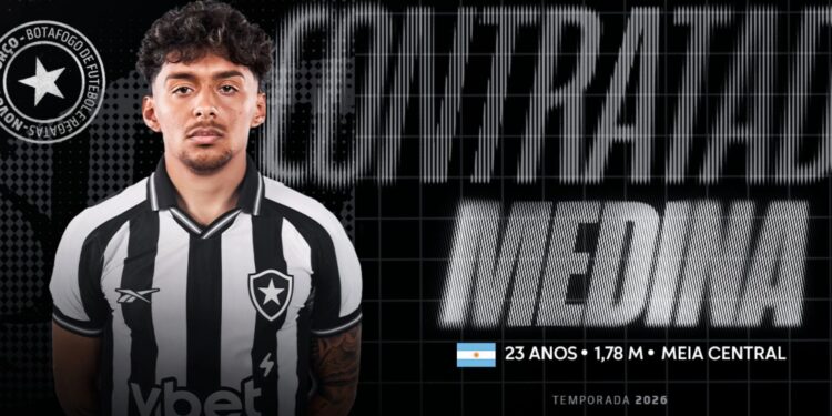 Botafogo anuncia Cristian Medina