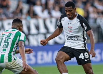 André durante jogo do Corinthians