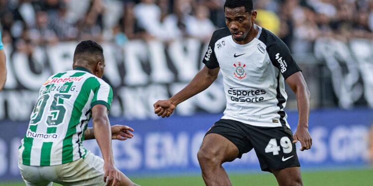André durante jogo do Corinthians