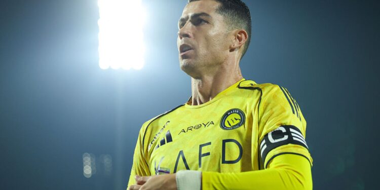 Cristiano Ronaldo durante partida do Al-Nassr