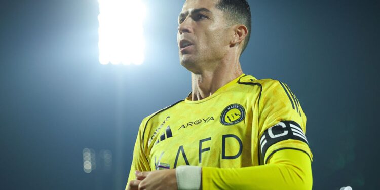 Cristiano Ronaldo durante jogo do Al-Nassr