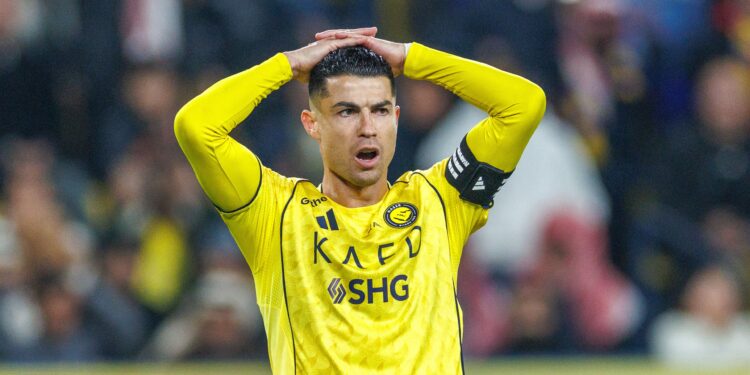 Cristiano Ronaldo não está nada contente no Al Nassr