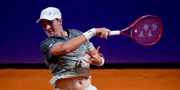 João Fonseca durante o ATP de Buenos Aires