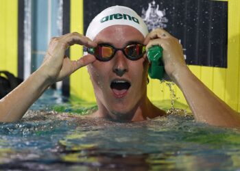 Cameron McEvoy na natação