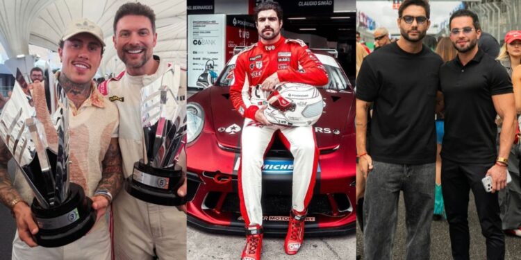 Celebridades na Porsche Cup de Interlagos