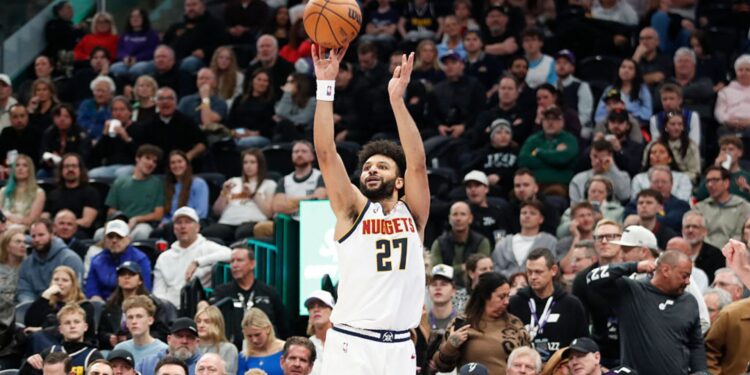 Jamal Murray foi o cestinha da vitória dos Nuggets sobre o Jazz