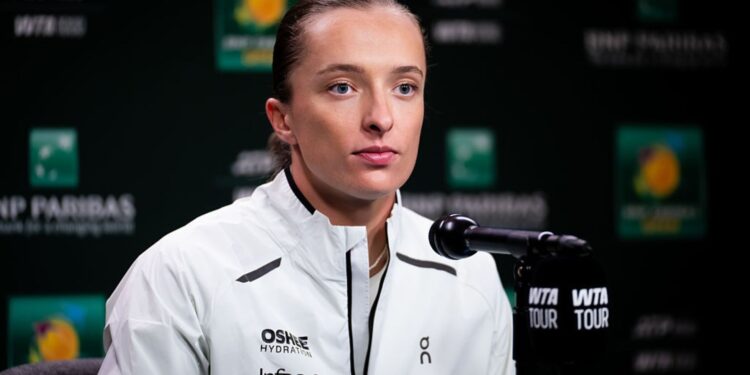 Iga Swiatek falou sobre suas expectativas para a disputa do Indian Wells
