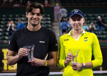 Fritz e Rybakina celebram o bicampeonato da Eisenhower Cup nos Estados Unidos