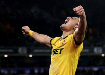 André marcou o gol da vitória dos Wolves sobre o Liverpool