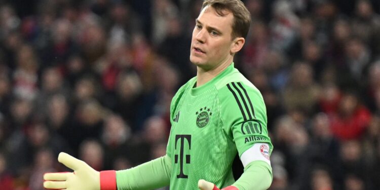 Neuer está fora do jogo de ida contra a Atalanta pela Champions League