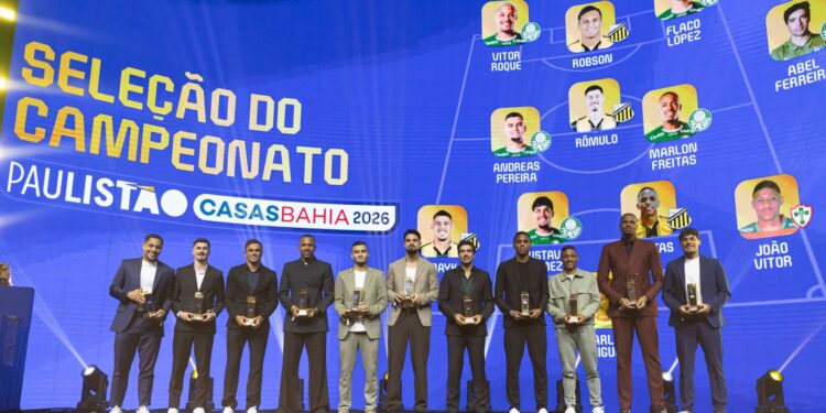 O Palmeiras foi o time com mais representantes na seleção do Campeonato Paulista