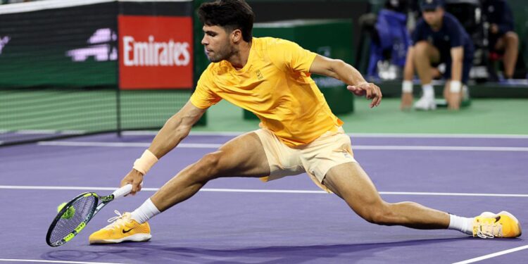 Carlos Alcaraz garantiu vaga nas oitavas de final de Indian Wells