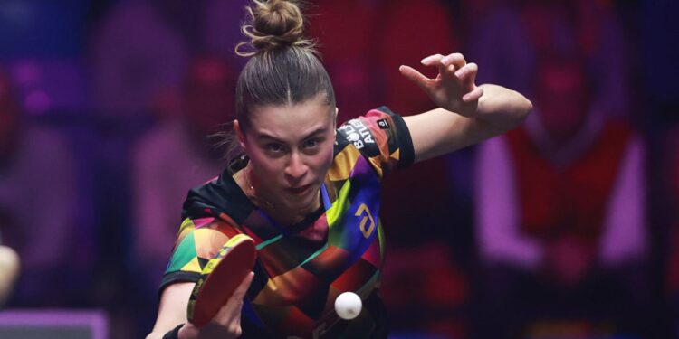 A brasileira Bruna Takahashi foi eliminada no WTT Champions