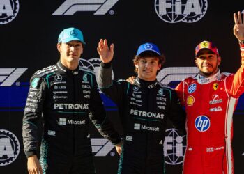 Antonelli superou Russell e Hamilton para conquistar a pole no GP da China
