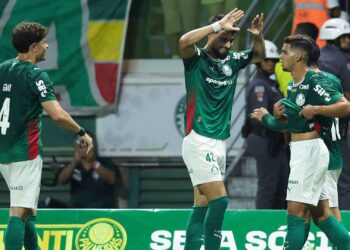 Flaco López marcou o gol da vitória do Palmeiras sobre o Mirassol