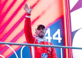 Lewis Hamilton conquistou seu primeiro pódio pela Ferrari no GP da China