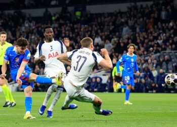 Julián Álvarez marcou um dos gols do Atlético de Madrid sobre o Tottenham