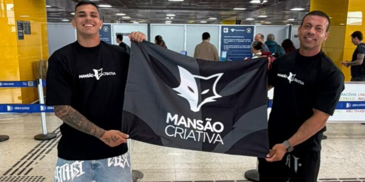 Victor Melo e Rafael, da Mansão Criativa, representaram o Brasil no HYROX de Londres