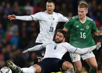 A Itália precisa vencer a Irlanda do Norte para seguir em busca de uma vaga na Copa do Mundo