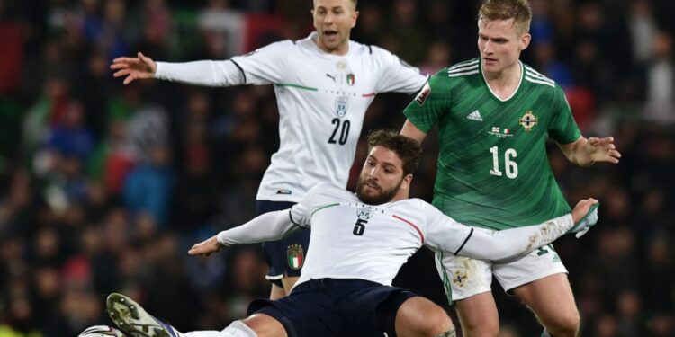 A Itália precisa vencer a Irlanda do Norte para seguir em busca de uma vaga na Copa do Mundo