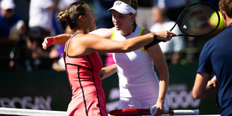Sabalenka e Rybakina vão se enfrentar na semifinal do Miami Open