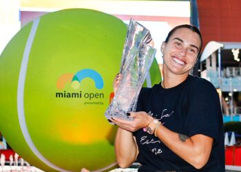 Sabalenka faturou o Sunshine Double, após o título do Miami Open