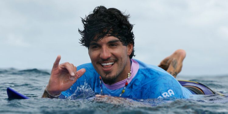 Gabriel Medina ficou mais de um ano afastado do circuito por conta de uma lesão