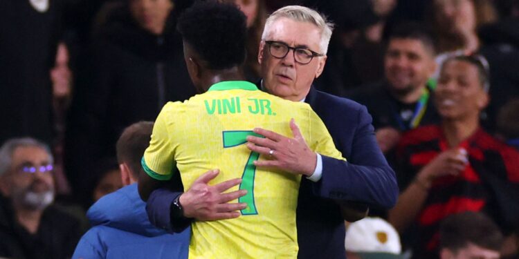 Ancelotti destaca o poder de decisão de Vinícius Júnior e projeta grande desempenho no Mundial