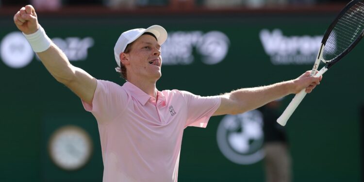 Sinner homenageia Kimi Antonelli após vencer Indian Wells e celebra o sucesso italiano nas pistas e nas quadras