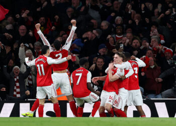 Gyokeres abriu o placar para o Arsenal sobre o Everton nos minutos finais
