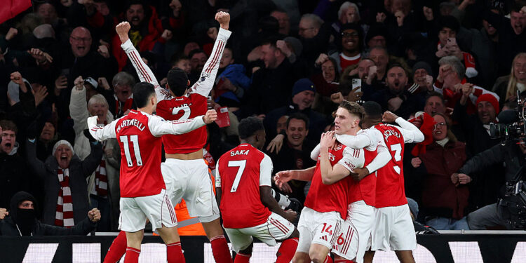 Gyokeres abriu o placar para o Arsenal sobre o Everton nos minutos finais