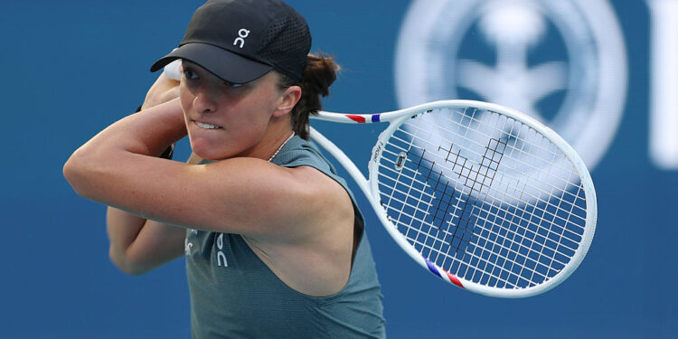 Iga Swiatek foi eliminada logo na estreia no WTA 1000 de Miami