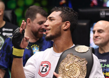 Alan Adler é o novo campeão peso-pena do Jungle Fight - Foto: Hugo Elevaty Esportes