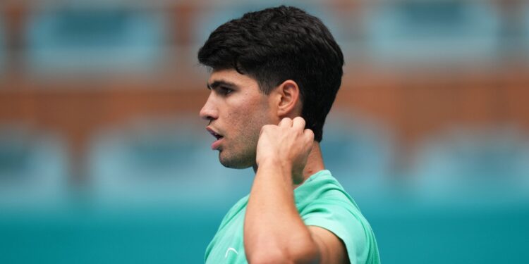 Carlos Alcaraz estreia contra João Fonseca no Miami Open