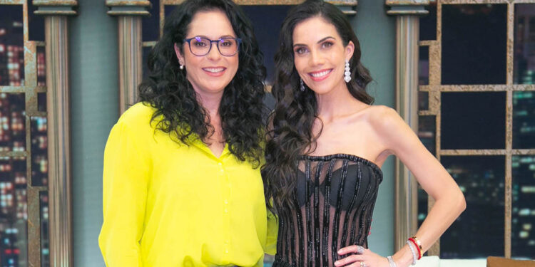 Daniela Albuquerque entrevistou a ex-árbitra Ana Paula Oliveira - Foto: Divulgação