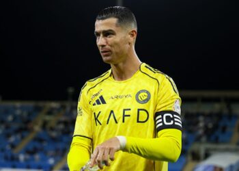 Cristiano Ronaldo durante jogo do Al-Nassr