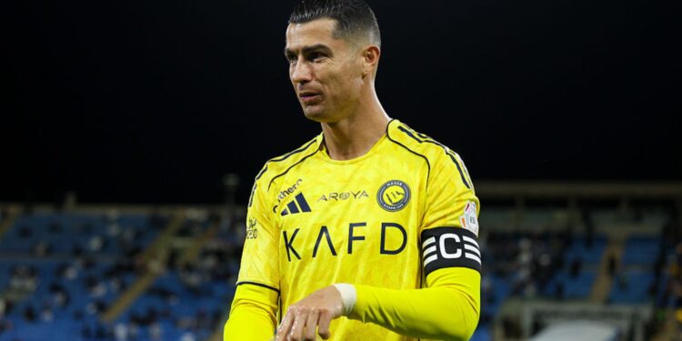 Cristiano Ronaldo durante jogo do Al-Nassr