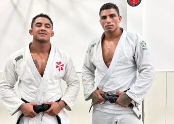 Windson Torres e Leonardo Souza lutam o Pan de Jiu-jitsu nos EUA - Foto: Divulgação
