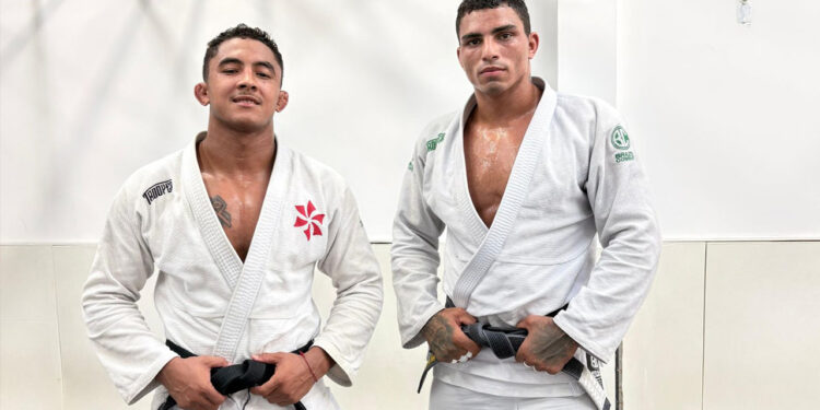 Windson Torres e Leonardo Souza lutam o Pan de Jiu-jitsu nos EUA - Foto: Divulgação