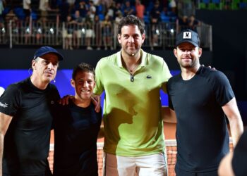 Roddick, Schwartzman, Meligeni e Del Potro no LA Open