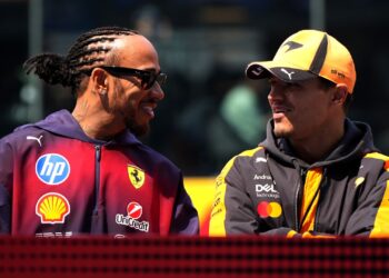 Norris não gostou muito da fala de Hamilton