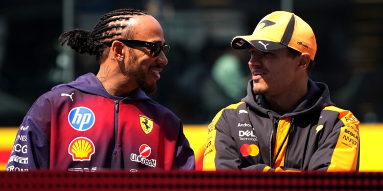 Norris não gostou muito da fala de Hamilton