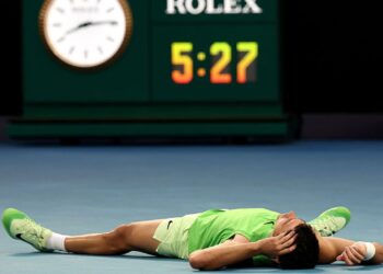 Alcaraz após jogo contra Zverev