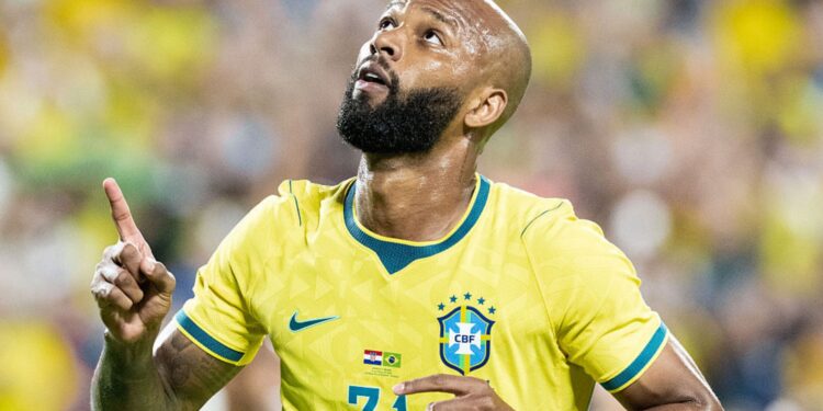 Igor Thiago marcou o segundo gol da Seleção Brasileira na vitória sobre a Croácia