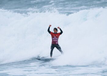 Miguel Pupo foi o primeiro brasileiro a garantir vaga nas oitavas de final em Bells Beach