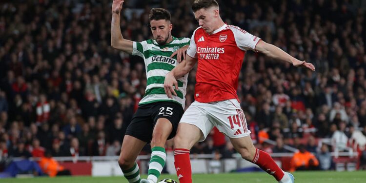 O empate com o Sporting foi o suficiente para colocar o Arsenal na semifinal da Champions League