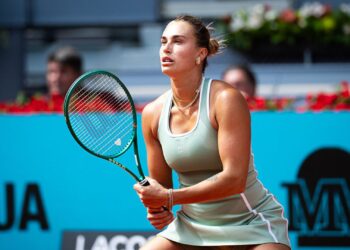Sabalenka estreou com vitória no WTA 1000 de Madrid e segue em busca do tetracampeonato